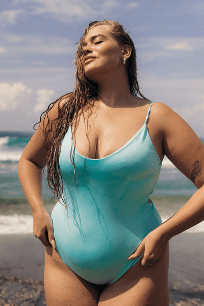 The Corset One Piece - Aquamarine