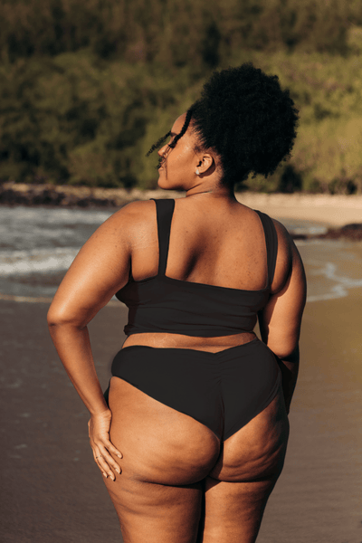 The Sweetheart Tankini - Matte Black