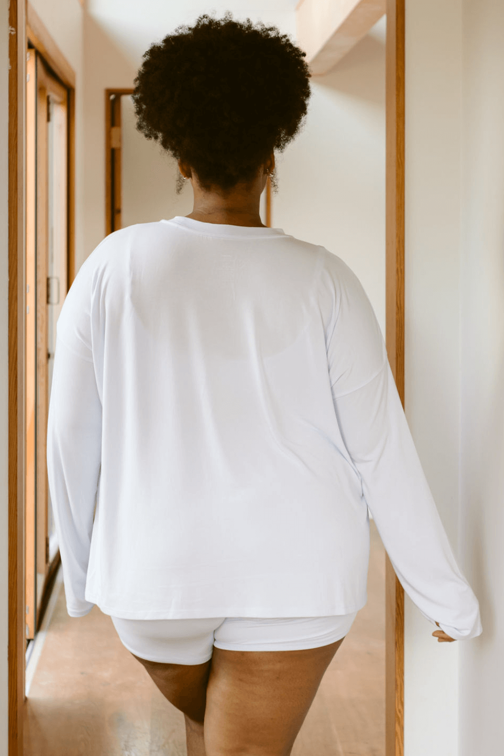 The Cool-Comf Lounge Oversized Long Sleeve - Cloud Blue