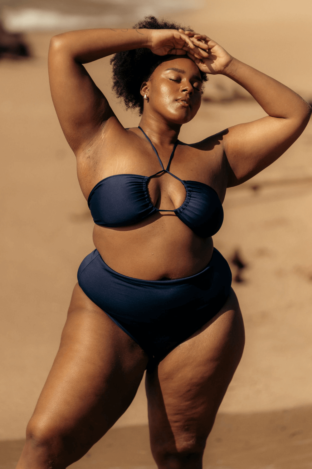 The Tied Up Top - Soft Navy