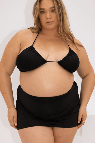 The Tied Up Top - Matte Black