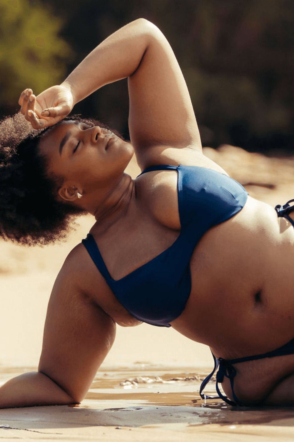 The Sweetheart Underwire Top - Soft Navy