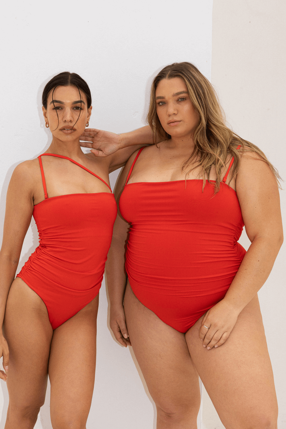 The Convertible Bandeau One Piece - Fiesta Red