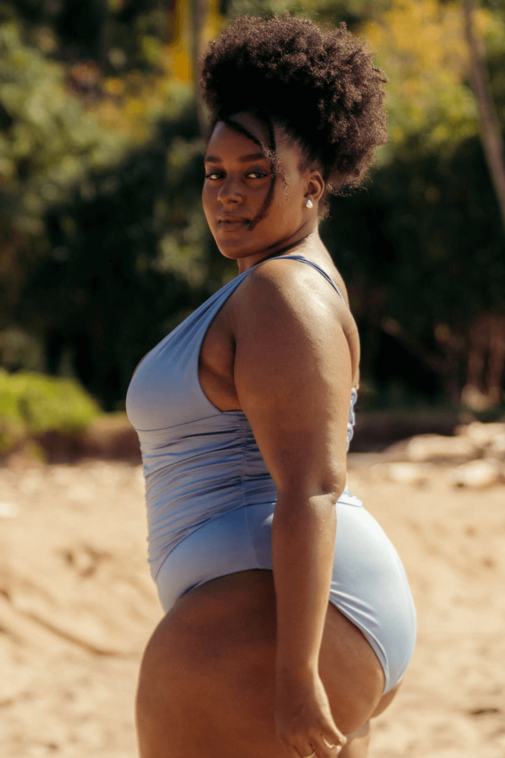 The Sculpting Plunge One Piece - Coastal Blue