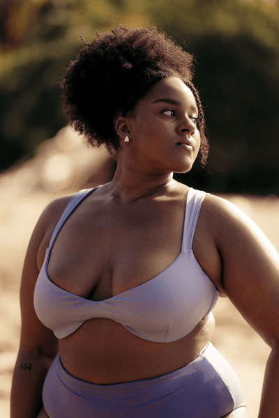 The Sweetheart Underwire Top - Hazy Lavender