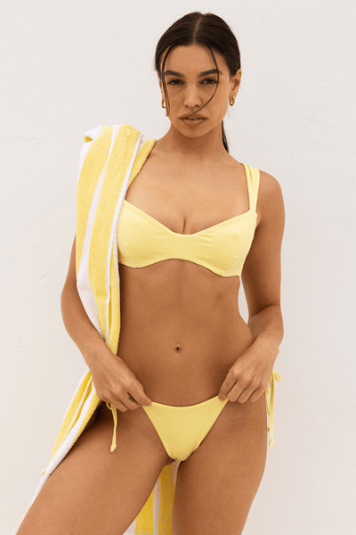 The Sweetheart Underwire Top - Lemonade