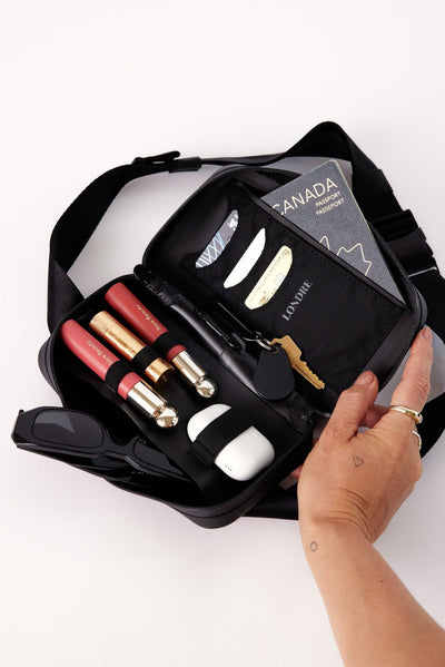 The Orea Waterproof Belt Bag - Matte Black