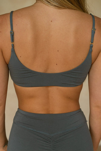The Cool-Comf Lounge Bralette - Misty Gray