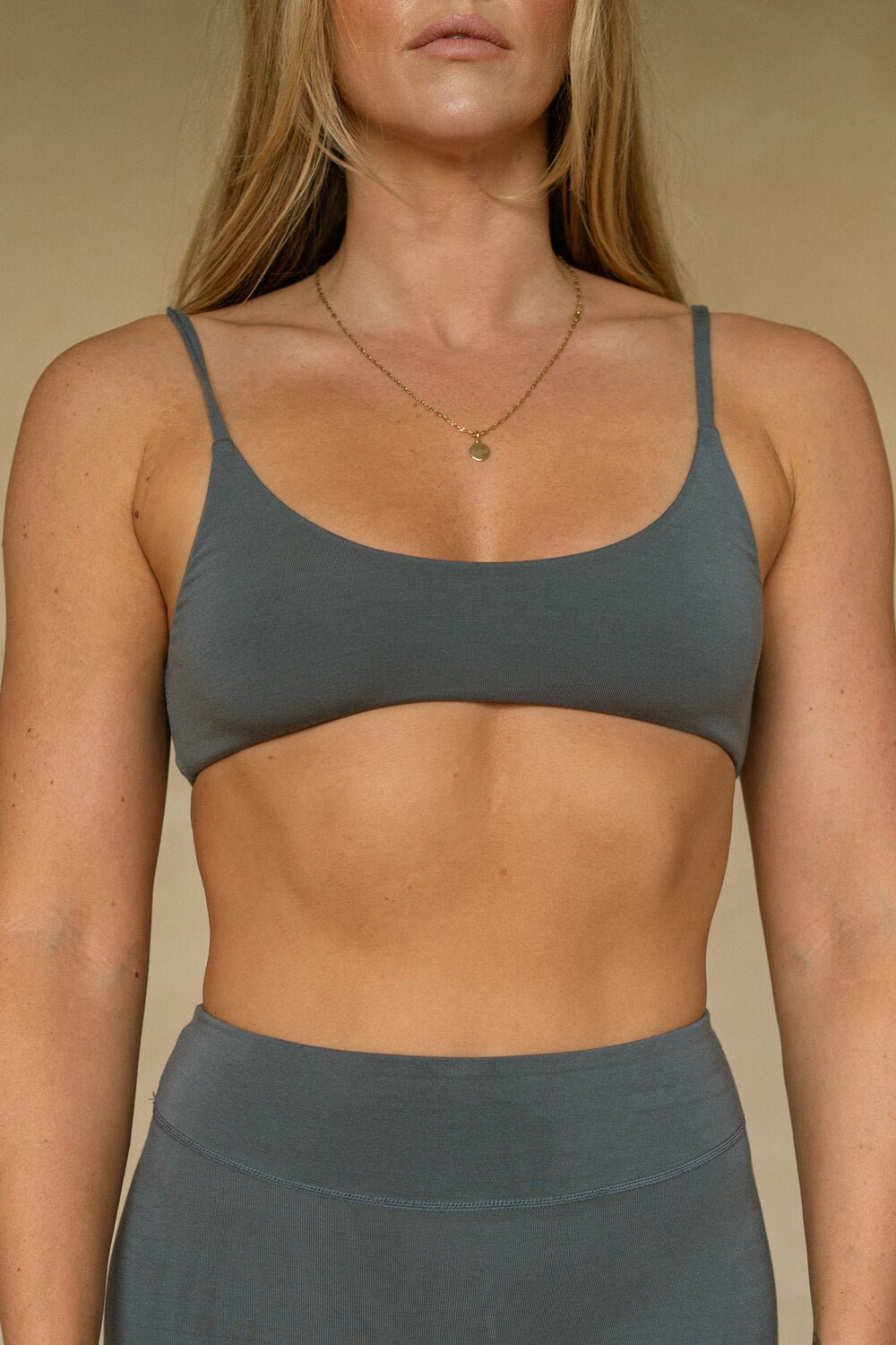 The Cool-Comf Lounge Bralette - Misty Gray