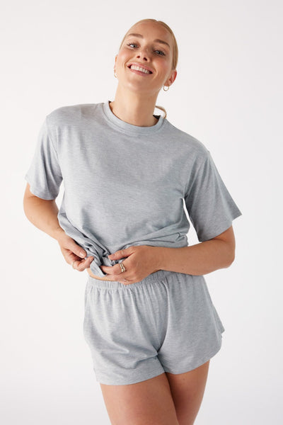 The Cool-Comf Chill Shorts - Heather Gray