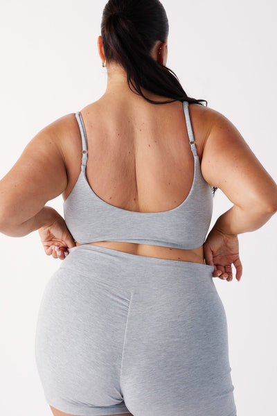 The Cool-Comf Lounge Bralette - Heather Gray