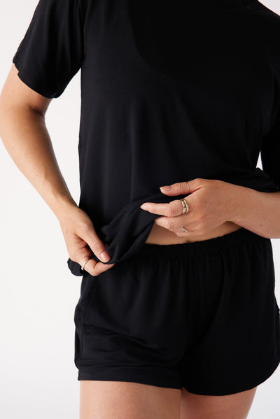 The Cool-Comf Chill Shorts - Matte Black