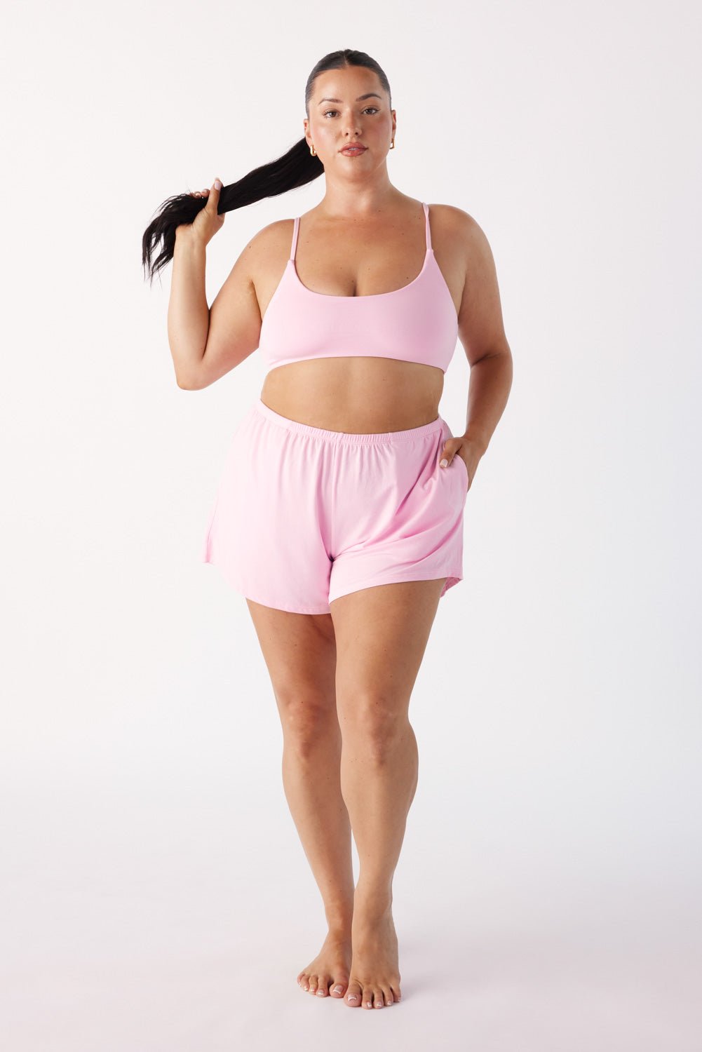 The Cool-Comf Chill Shorts - Peony Pink