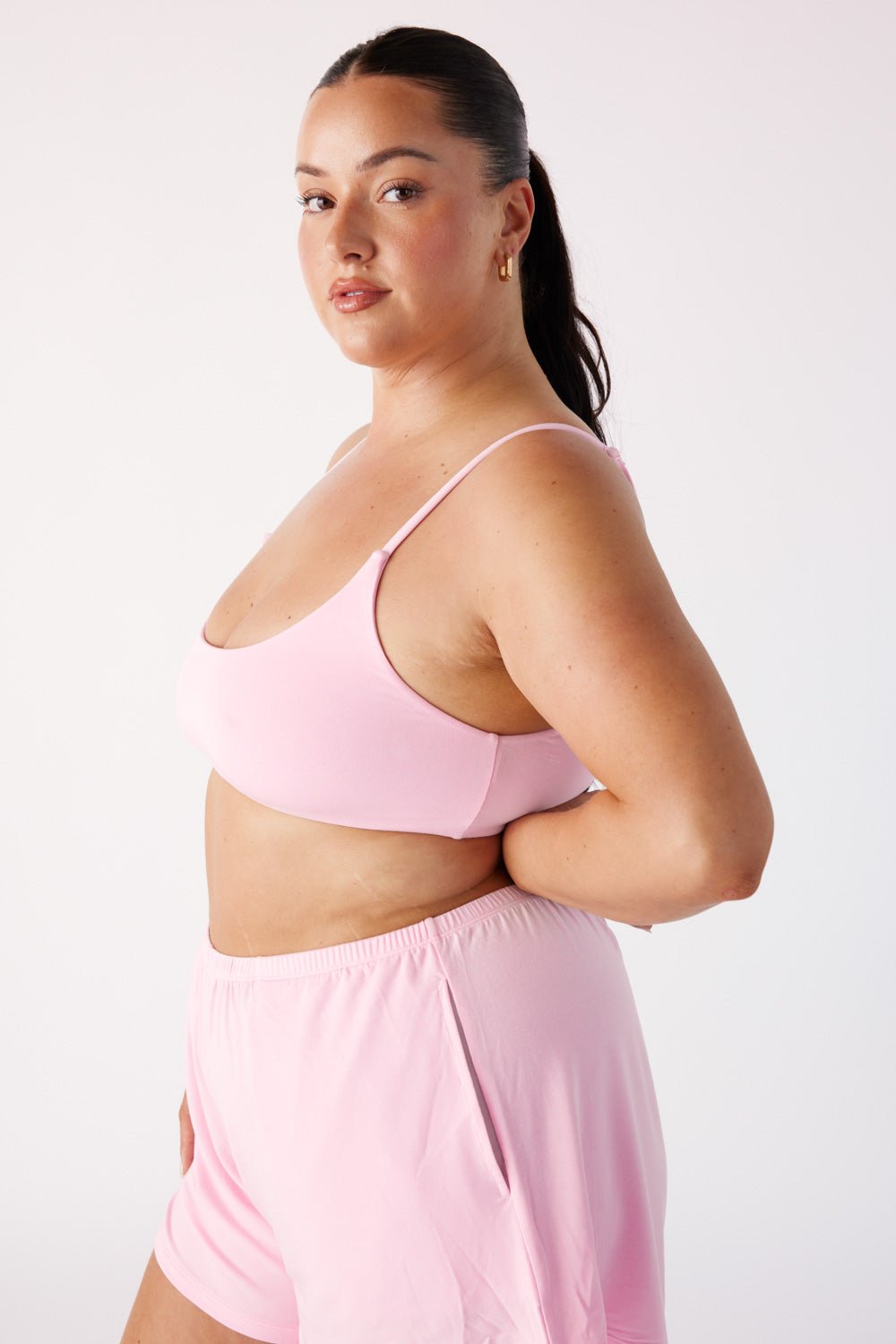 The Cool-Comf Lounge Bralette - Peony Pink