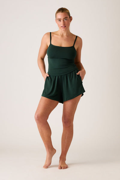 The Cool-Comf Chill Shorts - Evergreen