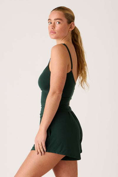 The Cool-Comf Cami Tank - Evergreen
