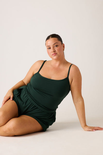 The Cool-Comf Cami Tank - Evergreen