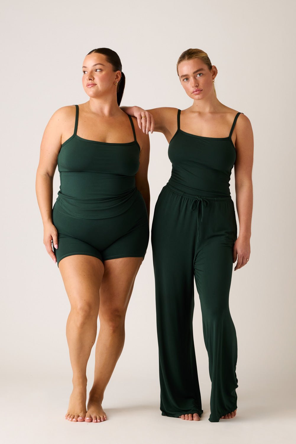 The Cool-Comf Cami Tank - Evergreen