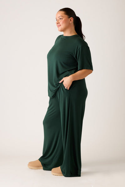 The Cool-Comf Lounge T-Shirt - Evergreen