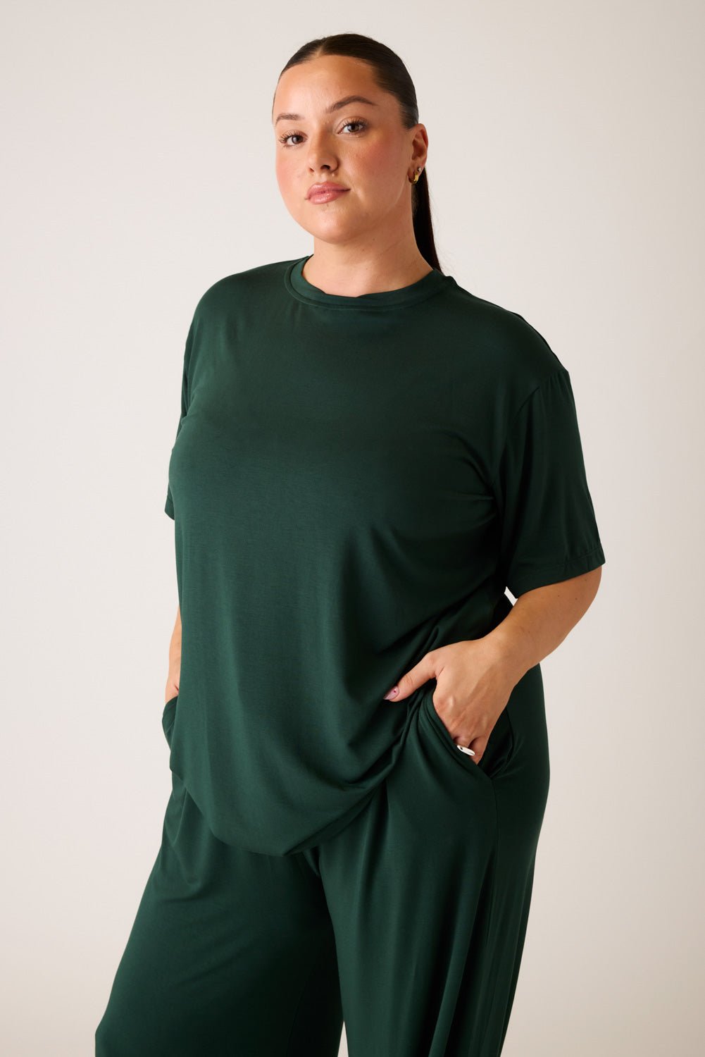 The Cool-Comf Lounge T-Shirt - Evergreen