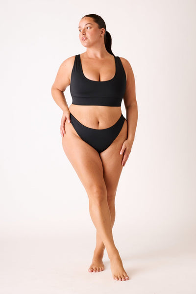 The Thong Bottom - Matte Black