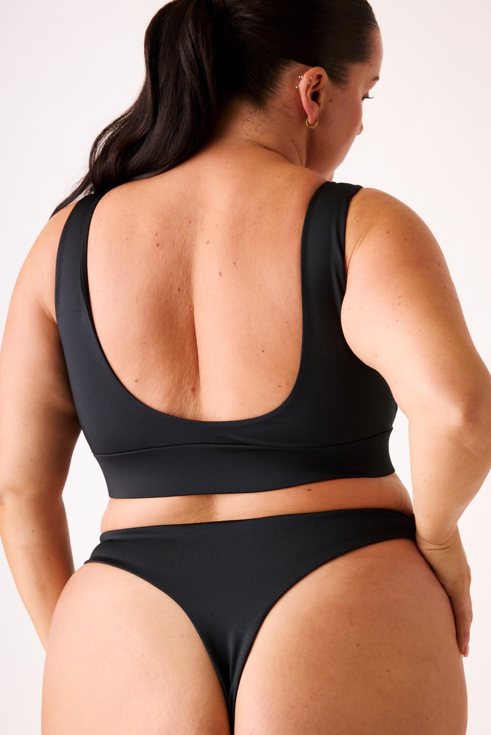 The Thong Bottom - Matte Black