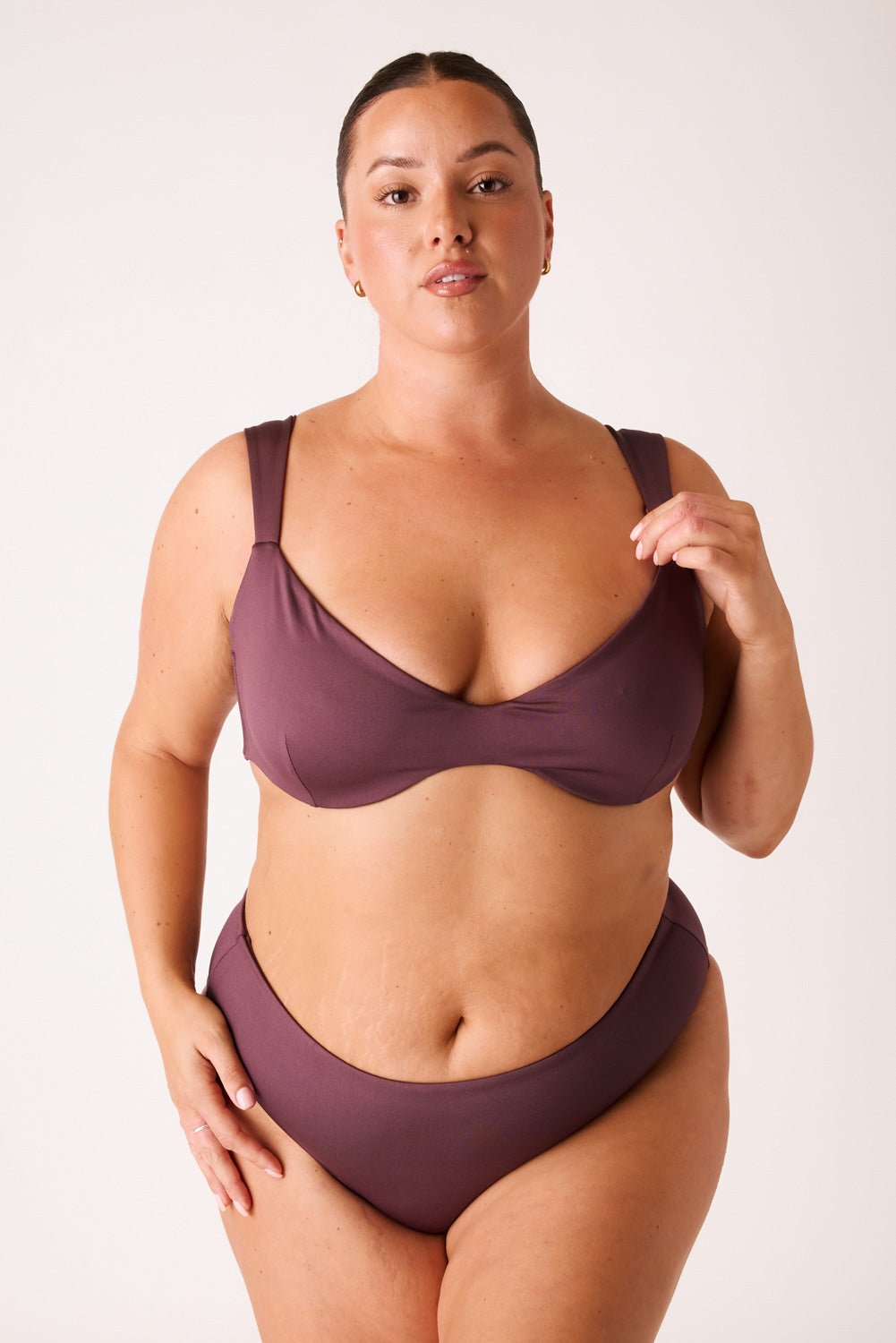 The High-Leg Scrunch Bottom - Fig