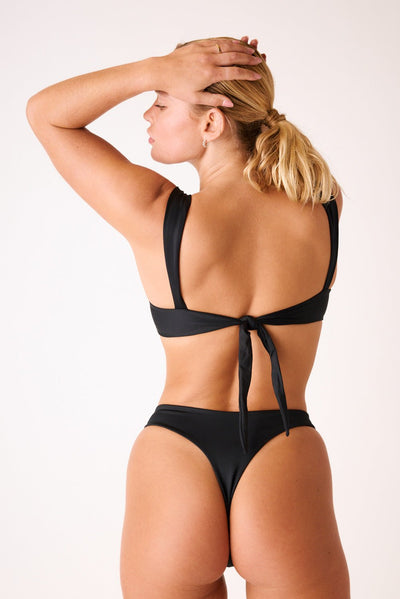 The Thong Bottom - Matte Black