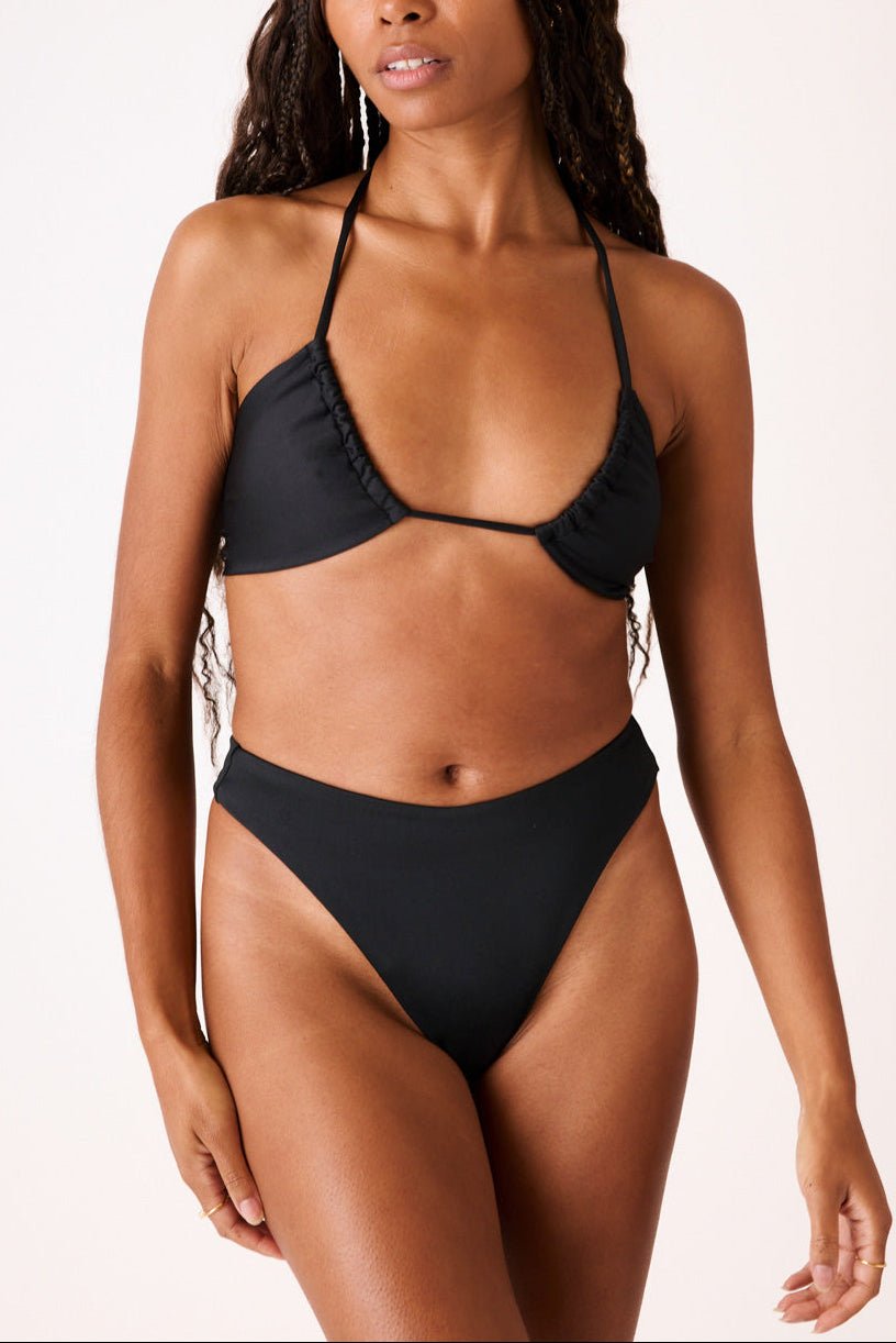 The Thong Bottom - Matte Black