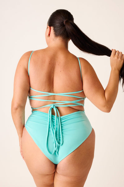 The Corset One Piece - Aquamarine