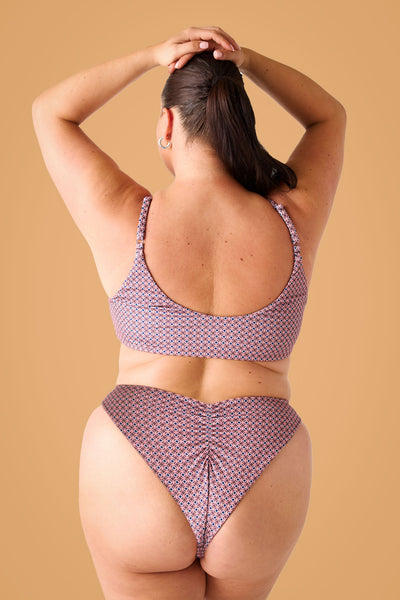 The Sleek Scrunch Bottoms - Aegean Geo
