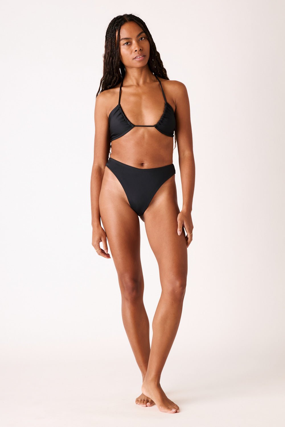 The Tied Up Top - Matte Black