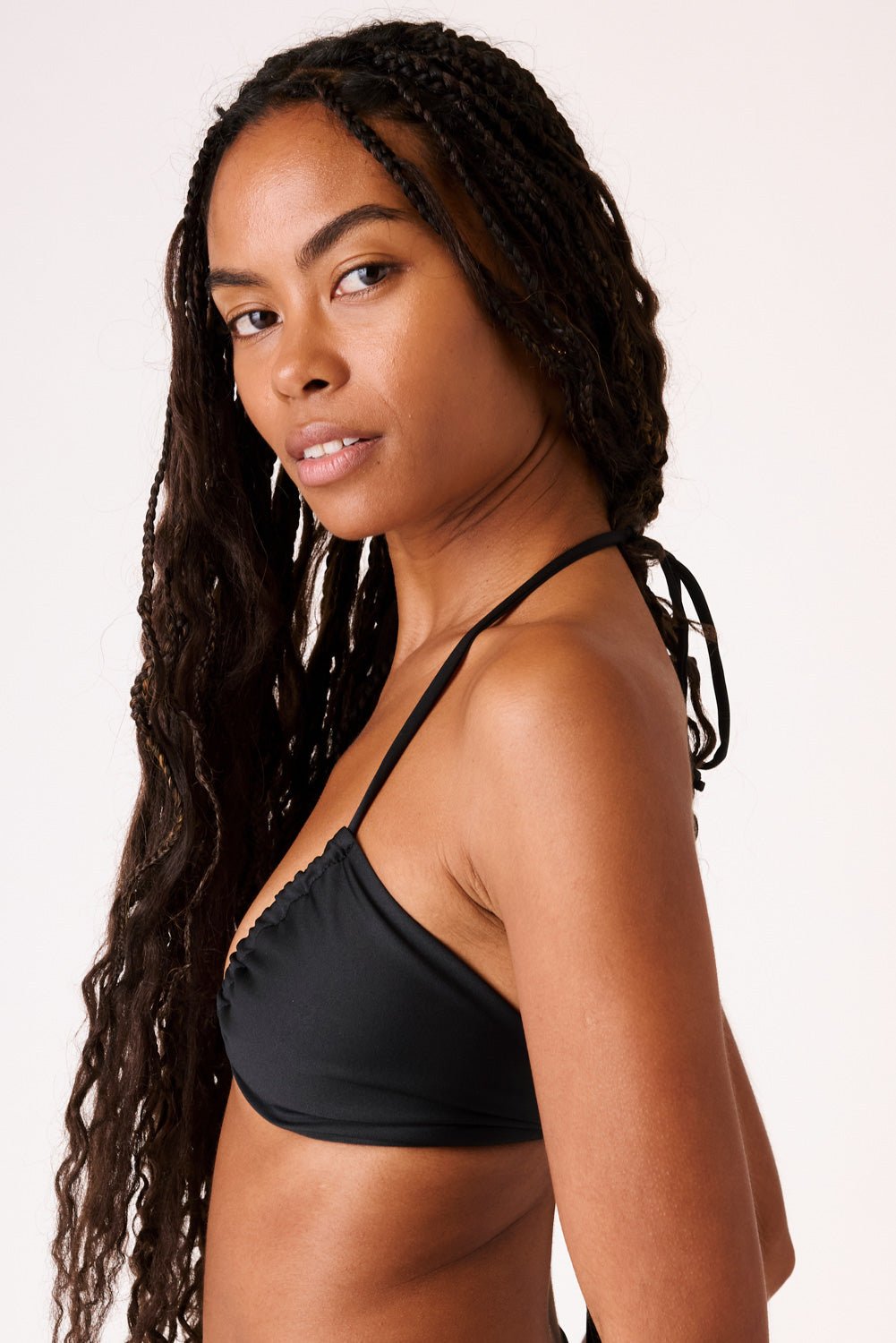 The Tied Up Top - Matte Black