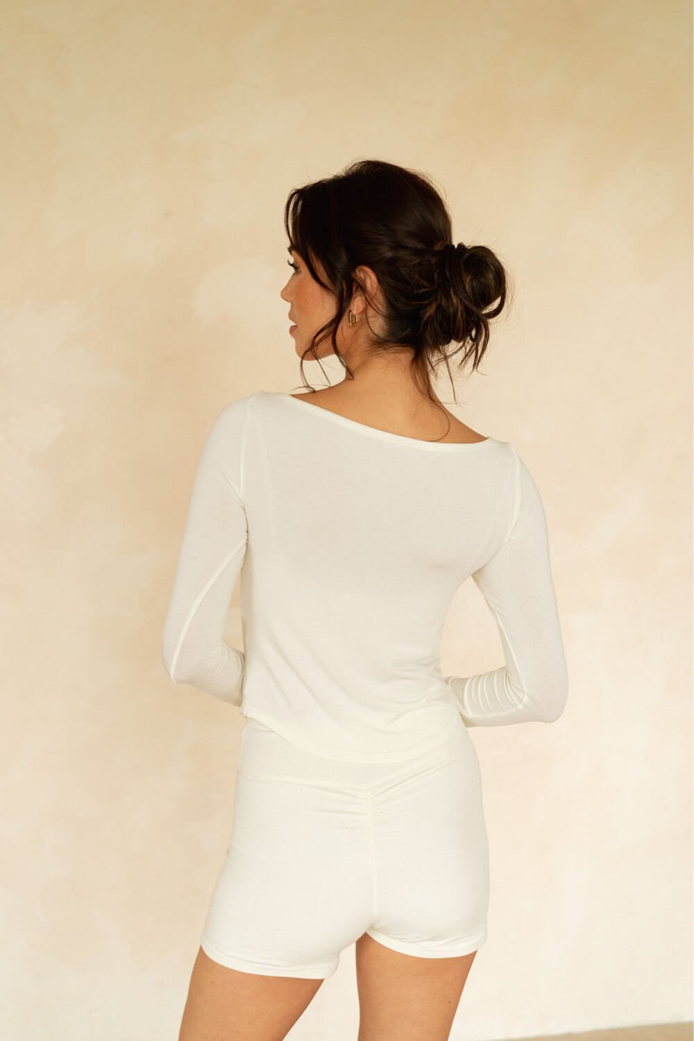 The Cool-Comf Scrunch Boxer Shorts - Cream