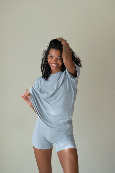 The Cool-Comf Lounge T-Shirt - Heather Gray